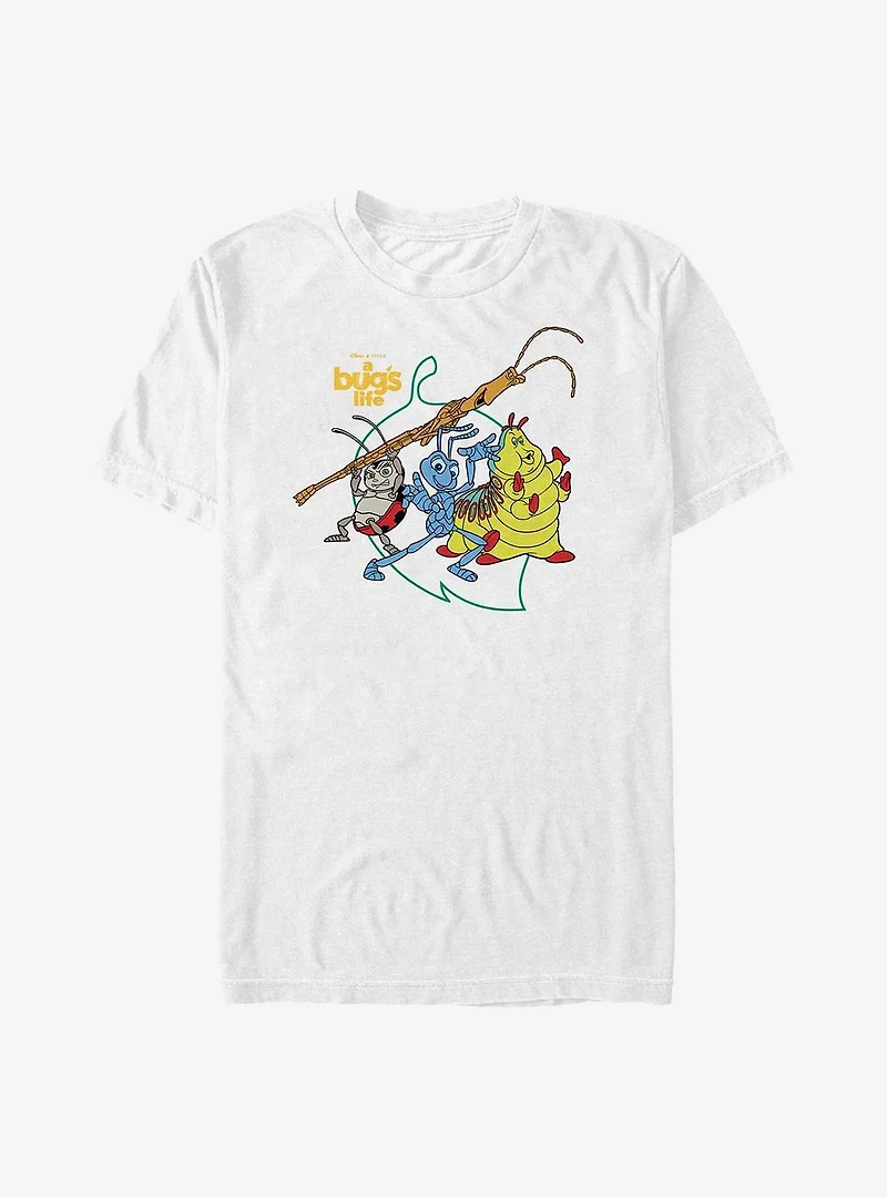 Disney Pixar A Bug's Life Big Leaf Francis Flik and Heimlich T-Shirt