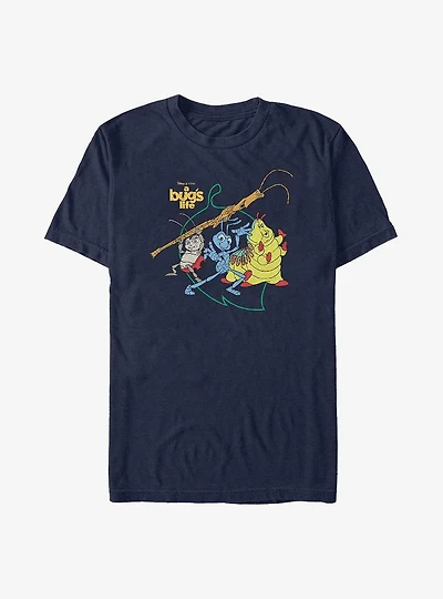 Disney Pixar A Bug's Life Big Leaf Francis Flik and Heimlich T-Shirt
