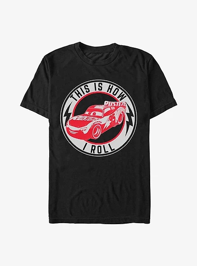 Disney Pixar Cars Lightning McQueen This Is How I Roll T-Shirt