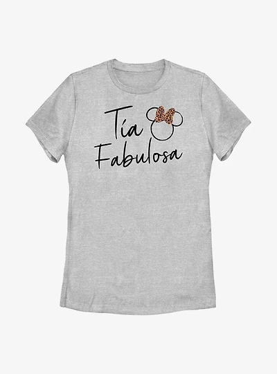 Disney Minnie Mouse Fabulosa Tia Womens T-Shirt