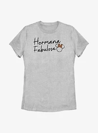 Disney Minnie Mouse Fabulosa Hermana Womens T-Shirt