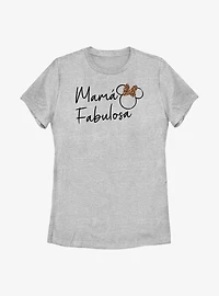 Disney Minnie Mouse Fabulosa Mama Womens T-Shirt
