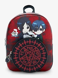 Black Butler Chibi Ciel & Sebastian Mini Backpack