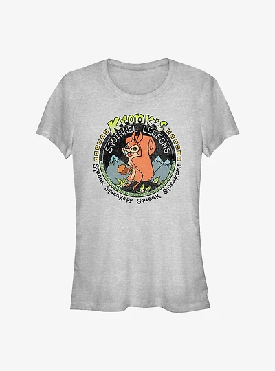 Disney The Emperor's New Groove Kronk's Squirrel Lessons Girls T-Shirt