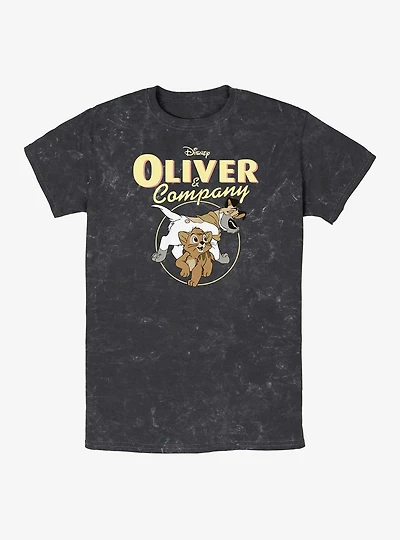Disney Oliver & Company Oliver and Dodger Mineral Wash T-Shirt