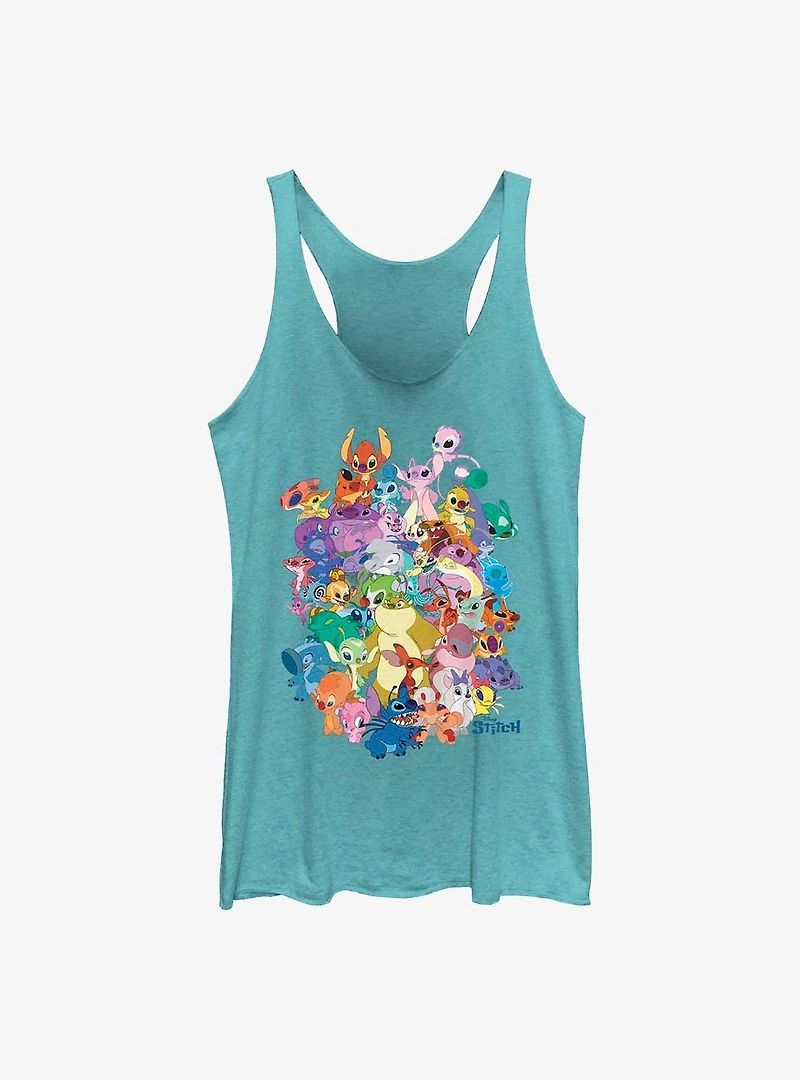 Disney Lilo & Stitch Experiment Dogpile Womens Tank Top