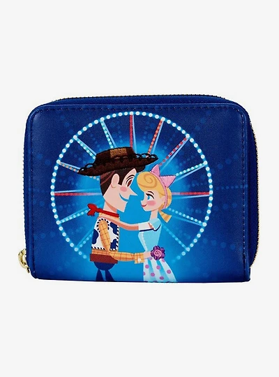 Loungefly Disney Pixar Toy Story Moment Woody Bo Peep Zip Wallet
