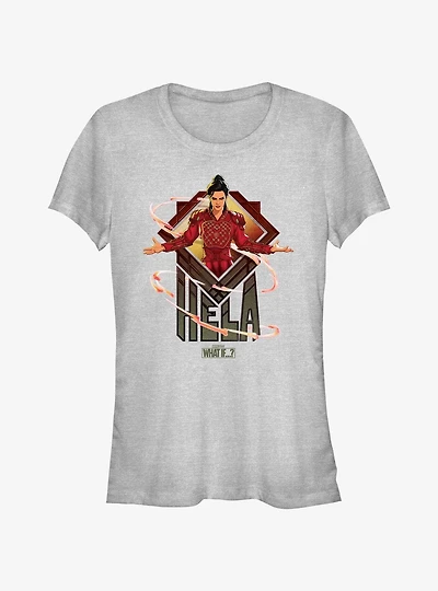 Marvel What If...? Hela Pose Girls T-Shirt