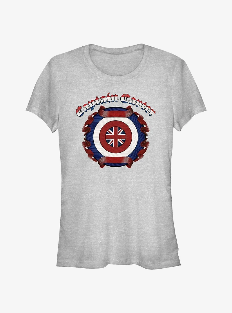 Marvel What If...? Captain Carter Shield Girls T-Shirt