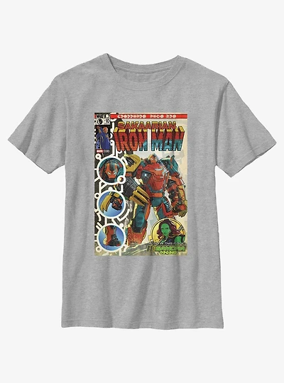 Marvel What If...? Sakaarian Iron Man Comic Poster Youth T-Shirt