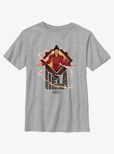 Marvel What If...? Hela Pose Youth T-Shirt