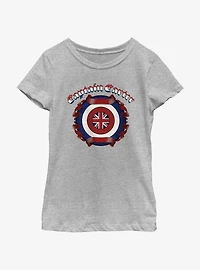 Marvel What If...? Captain Carter Shield Youth Girls T-Shirt