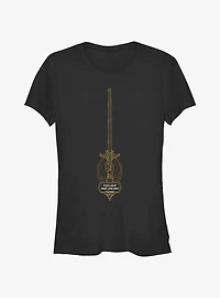 Star Wars Life Day The High Republic Lightsaber Outline Girls T-Shirt