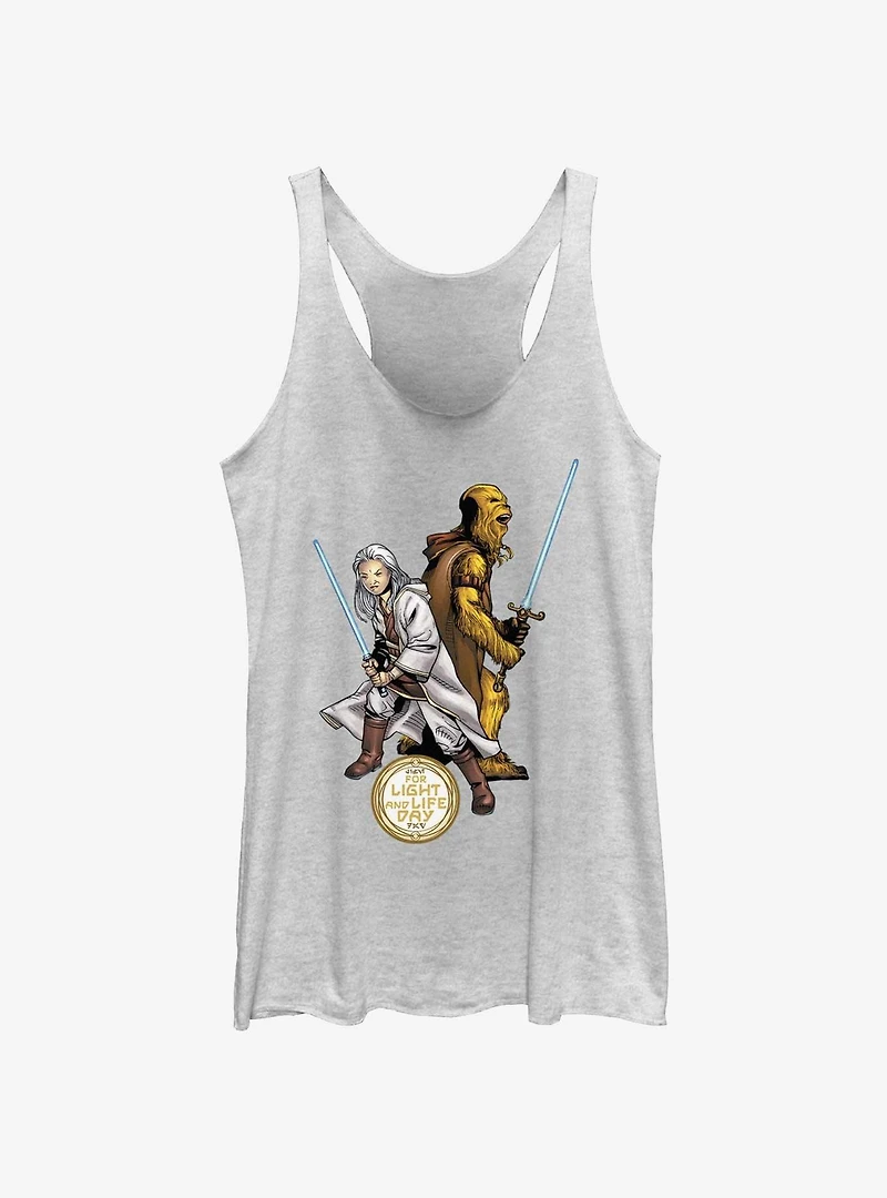 Star Wars Life Day Back To Back Girls Tank