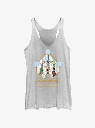 Star Wars The High Republic For Light And Life Day Girls Tank