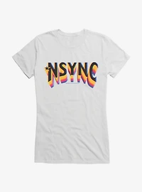 NSYNC Rainbow Fade Logo Girls T-Shirt