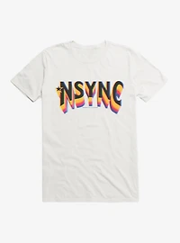 NSYNC Rainbow Fade Logo T-Shirt