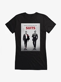 Suits Nothing's Ever Black And White. Girls T-Shirt