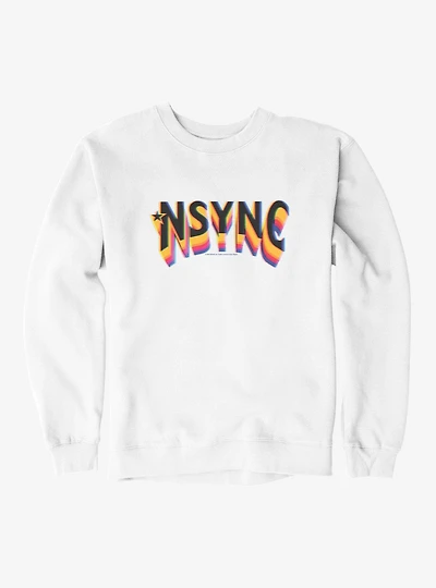 NSYNC Rainbow Fade Logo Sweatshirt