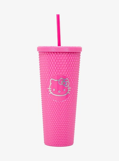 Hello Kitty Pink Pyramid Acrylic Travel Cup