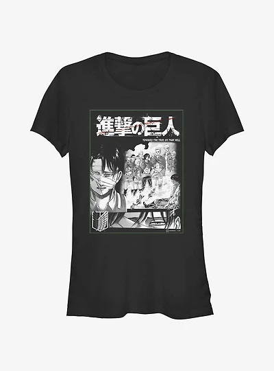 Attack on Titan Levi On The Hill Girls T-Shirt