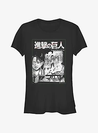 Attack on Titan Levi On The Hill Girls T-Shirt