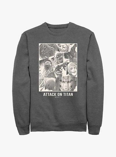 Attack on Titan Titan Collage Sweatshirt