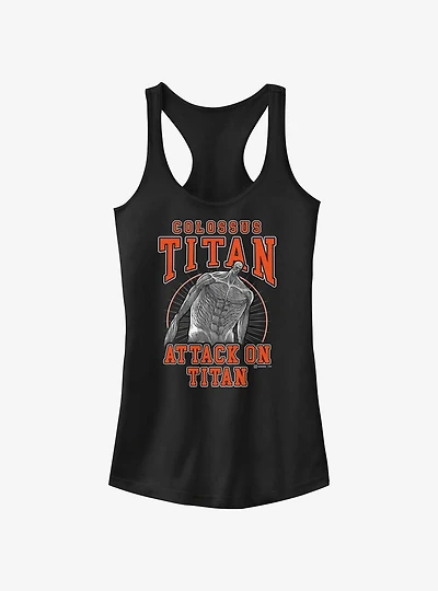 Attack on Titan Colossus Titan Jersey Girls Tank
