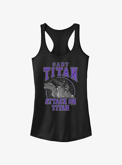 Attack on Titan Cart Titan Jersey Girls Tank