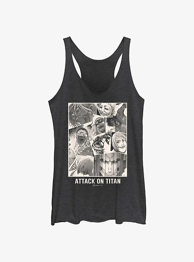 Attack on Titan Titan Collage Girls Tank