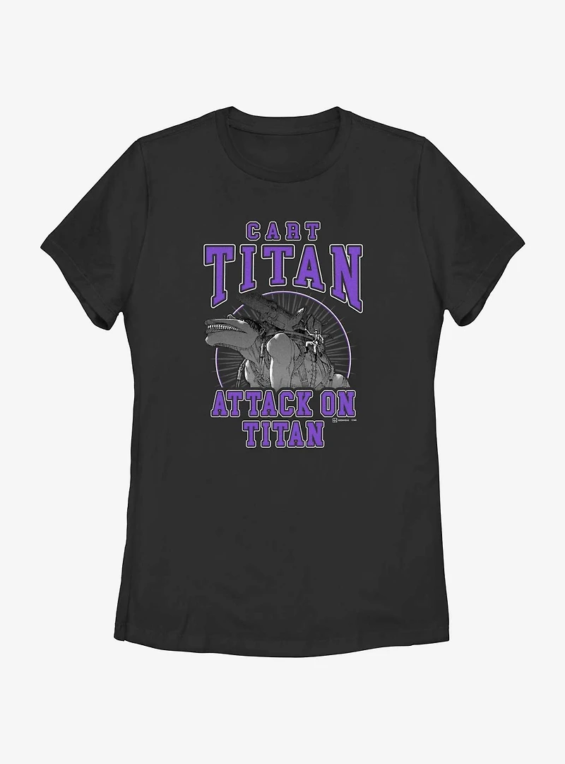 Attack on Titan Cart Jersey Womens T-Shirt