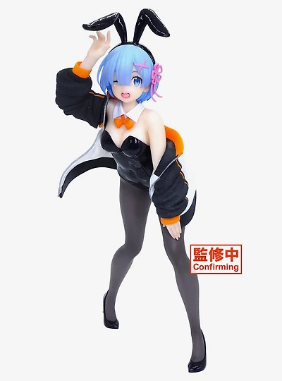 Taito Re:Zero Starting Life in Another World Coreful Rem Figure (Jacket Bunny Ver.)