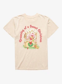 Strawberry Shortcake Dreaming Of A Sweet Christmas Mineral Wash T-Shirt