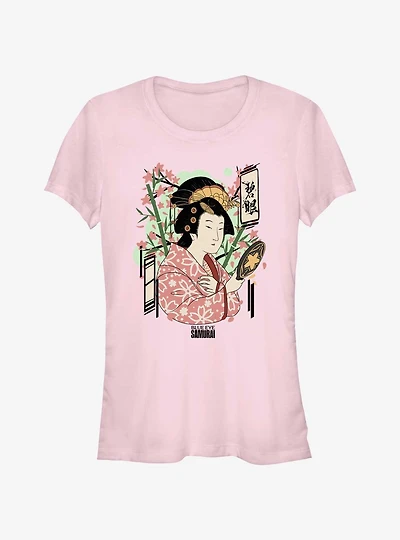 Blue Eye Samurai Akemi Japanese Art Style Girls T-Shirt