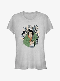 Blue Eye Samurai Taigen Japanese Art Style Girls T-Shirt