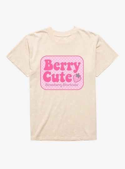 Strawberry Shortcake Berry Cute Mineral Wash T-Shirt