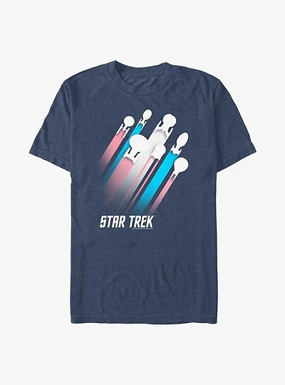 Star Trek Pride Trek Stripes Big & Tall T-Shirt