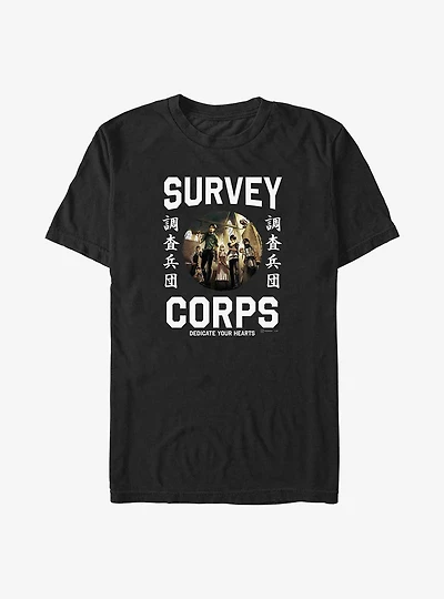 Attack on Titan Survey Corps Centric Big & Tall T-Shirt