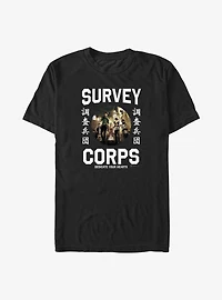 Attack on Titan Survey Corps Centric Big & Tall T-Shirt