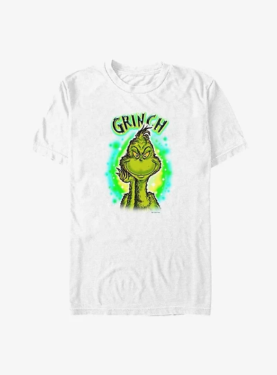 Dr. Seuss Brushy Grinch Big & Tall T-Shirt