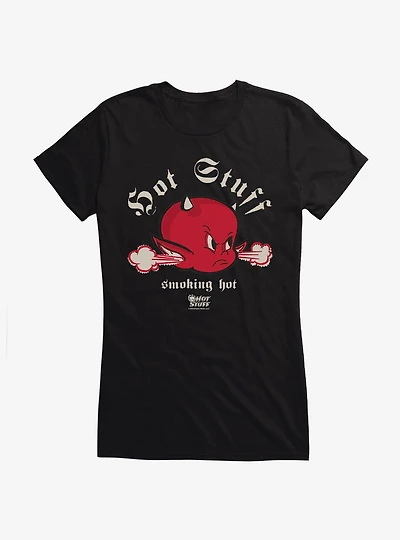 Hot Stuff The Little Devil Smoking Hot Head Girls T-Shirt
