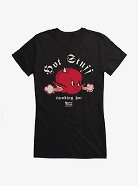 Hot Stuff The Little Devil Smoking Hot Head Girls T-Shirt