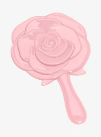 Pink Rose Hand Mirror