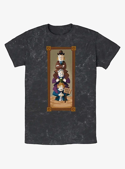 Disney The Haunted Mansion The Quicksand Men Portrait Mineral Wash T-Shirt Hot Topic Web Exclusive