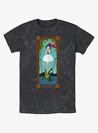 Disney The Haunted Mansion Sally Slater Tightrope Walker Portrait Mineral Wash T-Shirt Hot Topic Web Exclusive