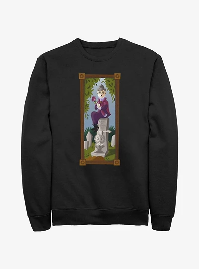 Disney The Haunted Mansion The Black Widow Portrait Sweatshirt Hot Topic Web Exclusive