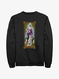 Disney The Haunted Mansion The Black Widow Portrait Sweatshirt Hot Topic Web Exclusive