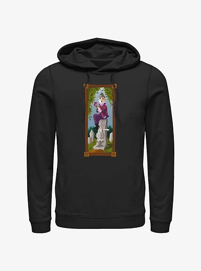 Disney The Haunted Mansion The Black Widow Portrait Hoodie Hot Topic Web Exclusive