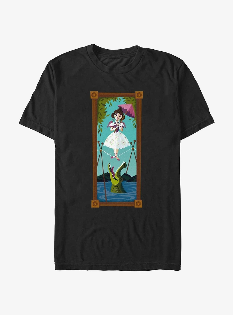 Disney The Haunted Mansion Sally Slater Tightrope Walker Portrait T-Shirt BoxLunch Web Exclusive