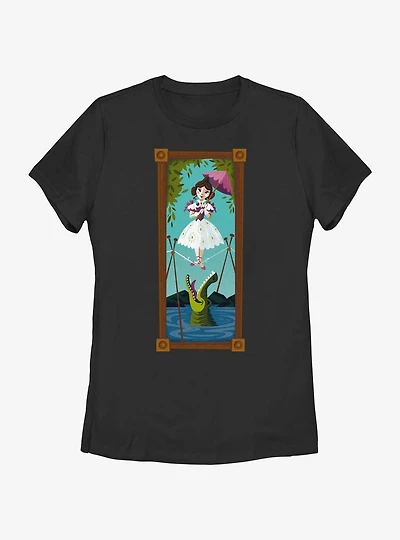 Disney The Haunted Mansion Sally Slater Tightrope Walker Portrait Womens T-Shirt BoxLunch Web Exclusive